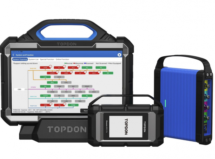 TOPDON PHOENIX MAX Integrerat Diagnosverktyg | Med Oscilloskop | Online coding | Topology map | OBD2 DOIP CAN-FD i gruppen Produkter / Felkodsläsare / Topdon hos Prylteknik 7H AB (100-387)