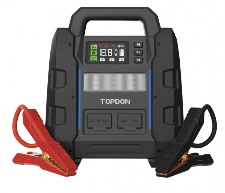 Topdon V4500 PLUS starthjälp jumpstarter | Med batteritest | 4500A booster i gruppen Produkter / Starthjälp till bil |  Jump starter hos Prylteknik 7H AB (300-402)