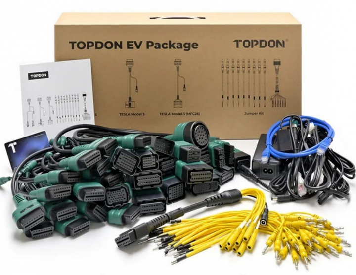 Topdon EV Diagnostic Kit för Phoenix Smart & Max | Diagnos av elbilar i gruppen Produkter / OBD2 adapter kablage hos Prylteknik 7H AB (300-407)